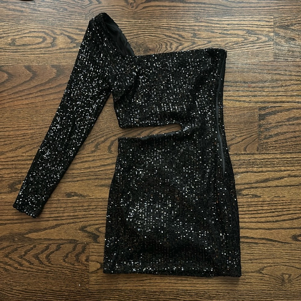 Windsor Black sequin dress size small (worn once!)
